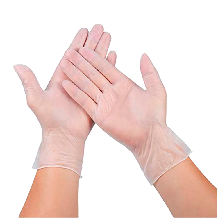 11 - Guantes de Vinilo talla M - 100 un (2)