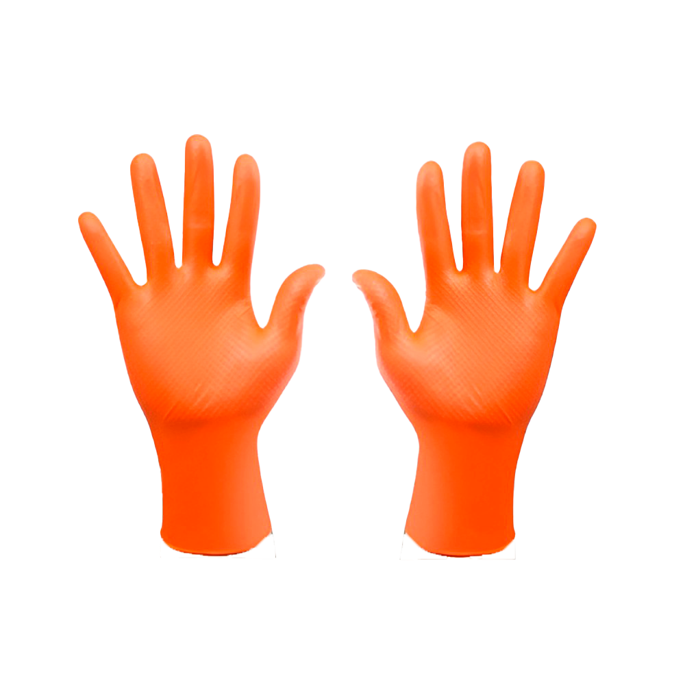 7 - Guantes de Nitrilo palma diamantada talla M (2)